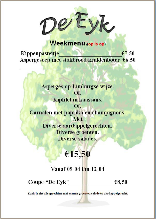 16 tot en met 23 september