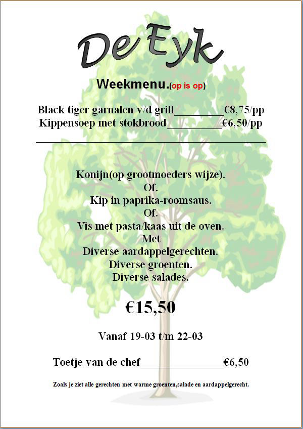 16 tot en met 23 september